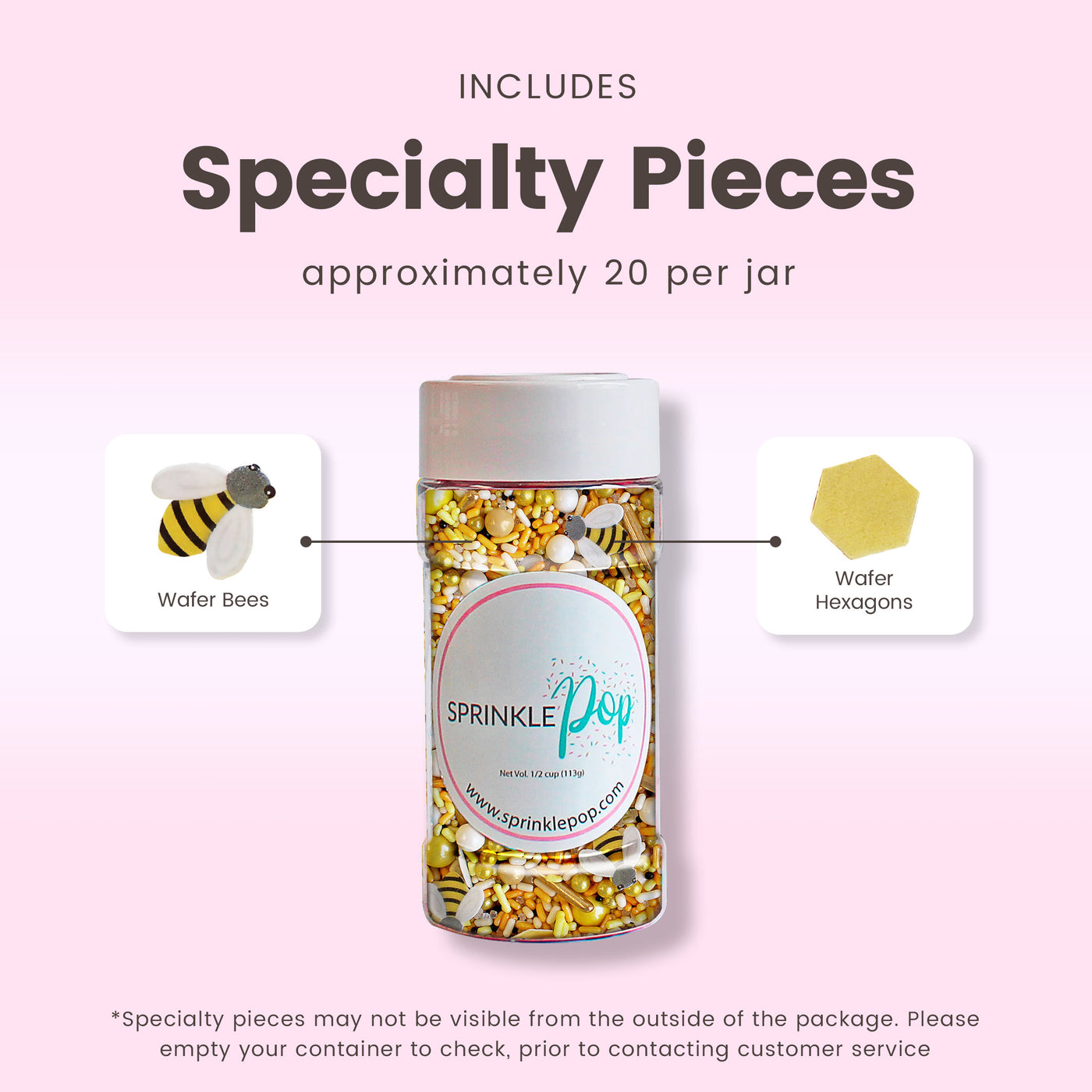 Honey Bee Sprinkle Mix