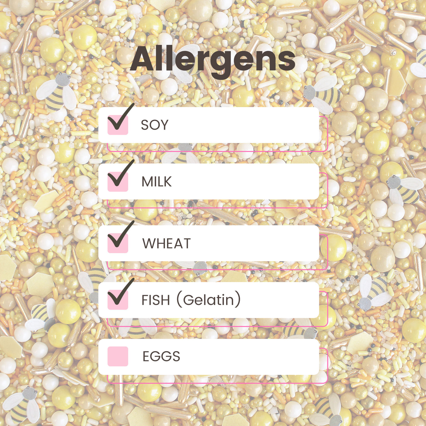 Honey Bee Sprinkle Mix