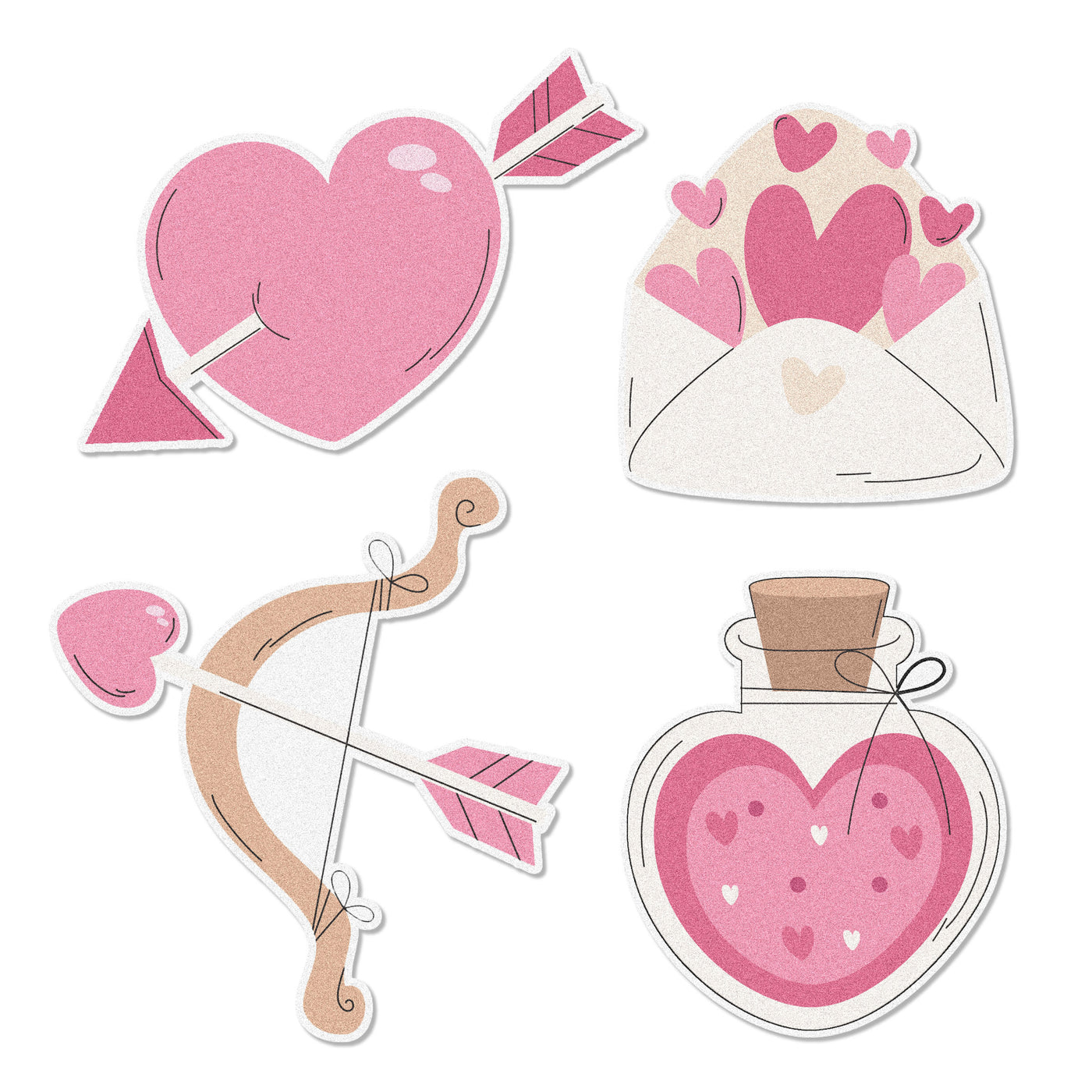 Struck By Cupid Edible Cupcake Toppers