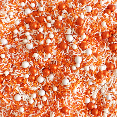 GFS-Orange & White Sporty Sprinkles