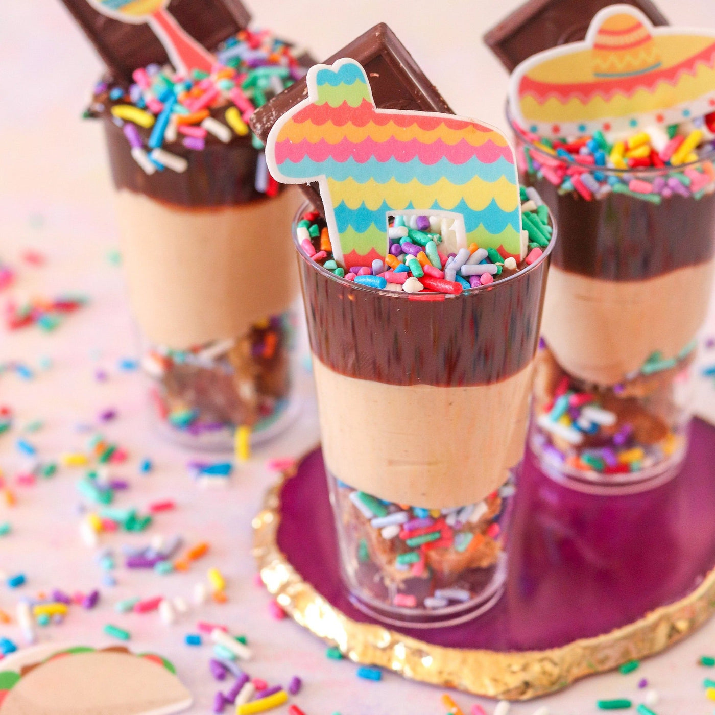 Fiesta Edible Cupcake Toppers