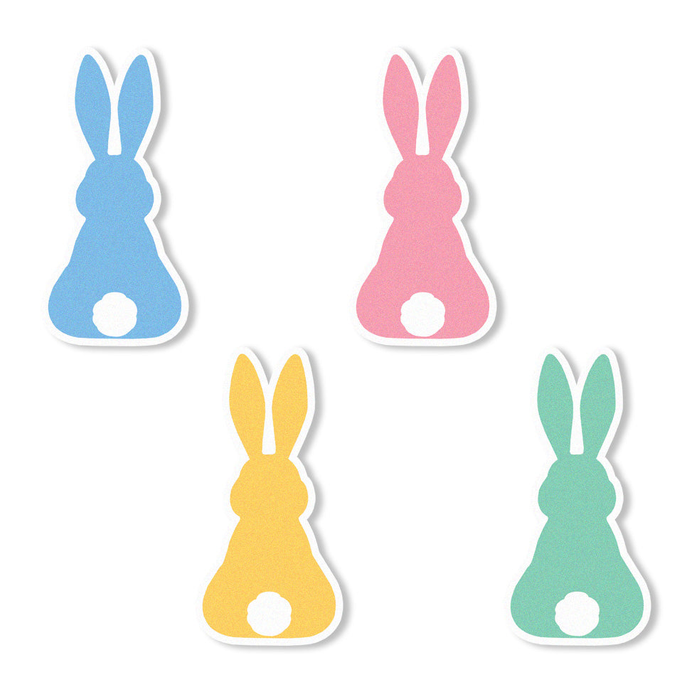 Backwards Bunnies Edible Cupcake Toppers