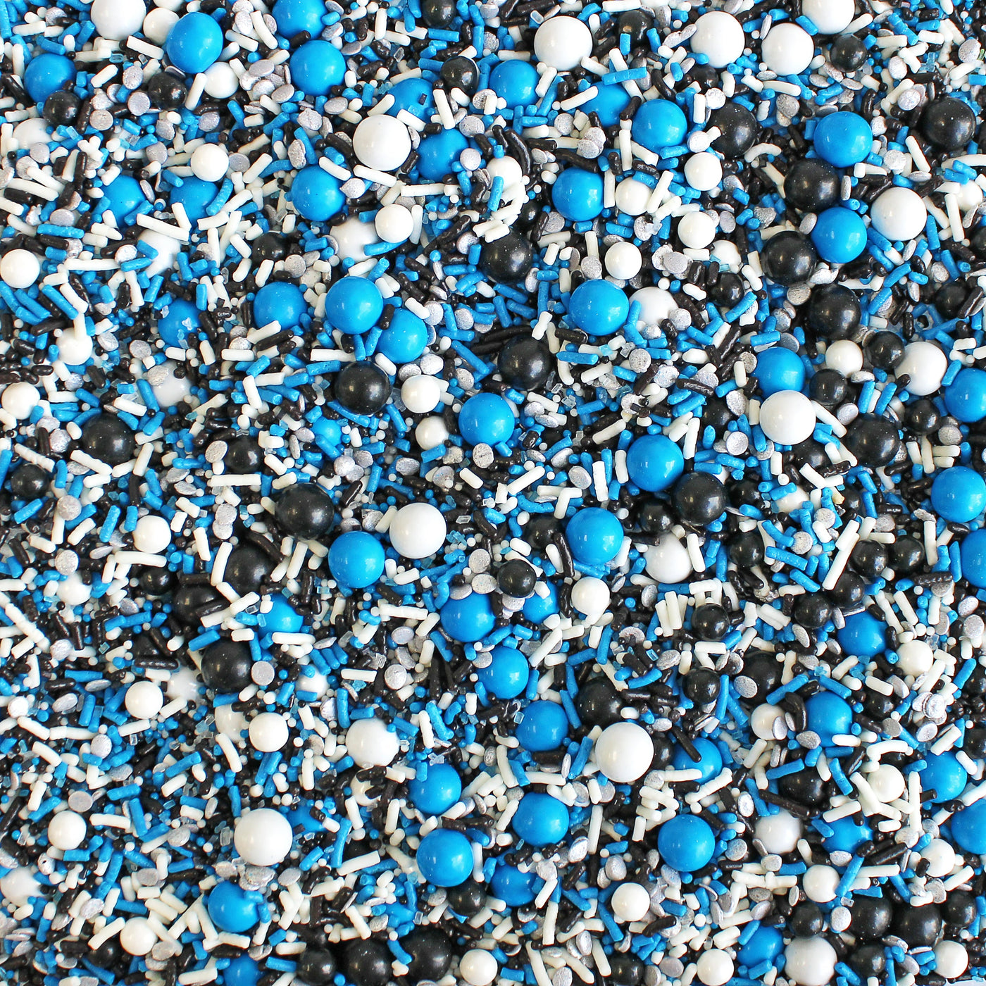 Black, Blue & White Sporty Sprinkles