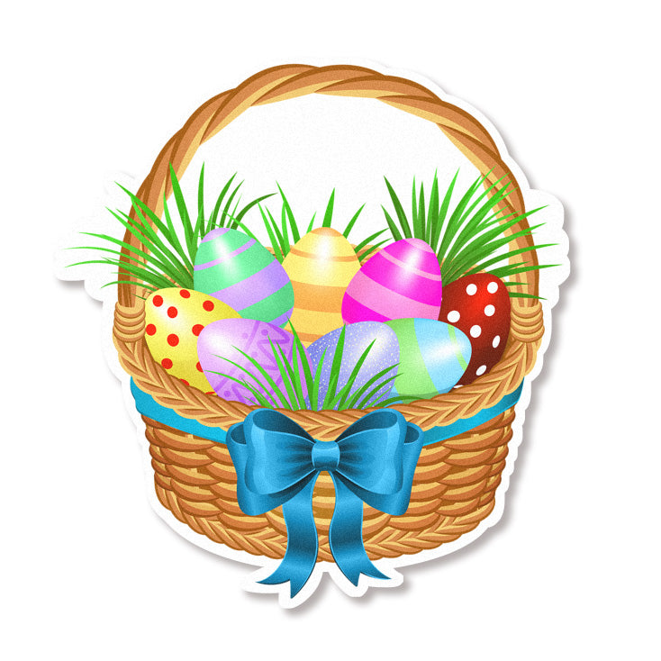 Easter Basket Edible Cupcake Toppers