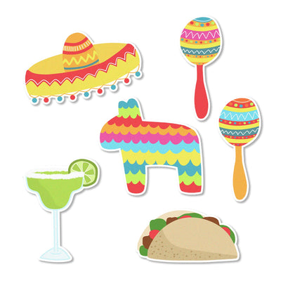 Fiesta Edible Cupcake Toppers