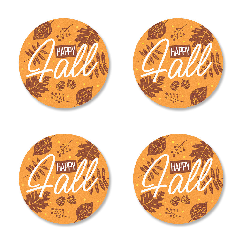 Happy Fall Edible Cookie & Cupcake Toppers