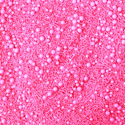 Solid Hot Pink Sprinkle Mix