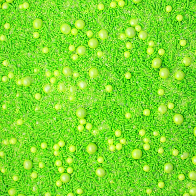Solid Lime Green Sprinkle Mix