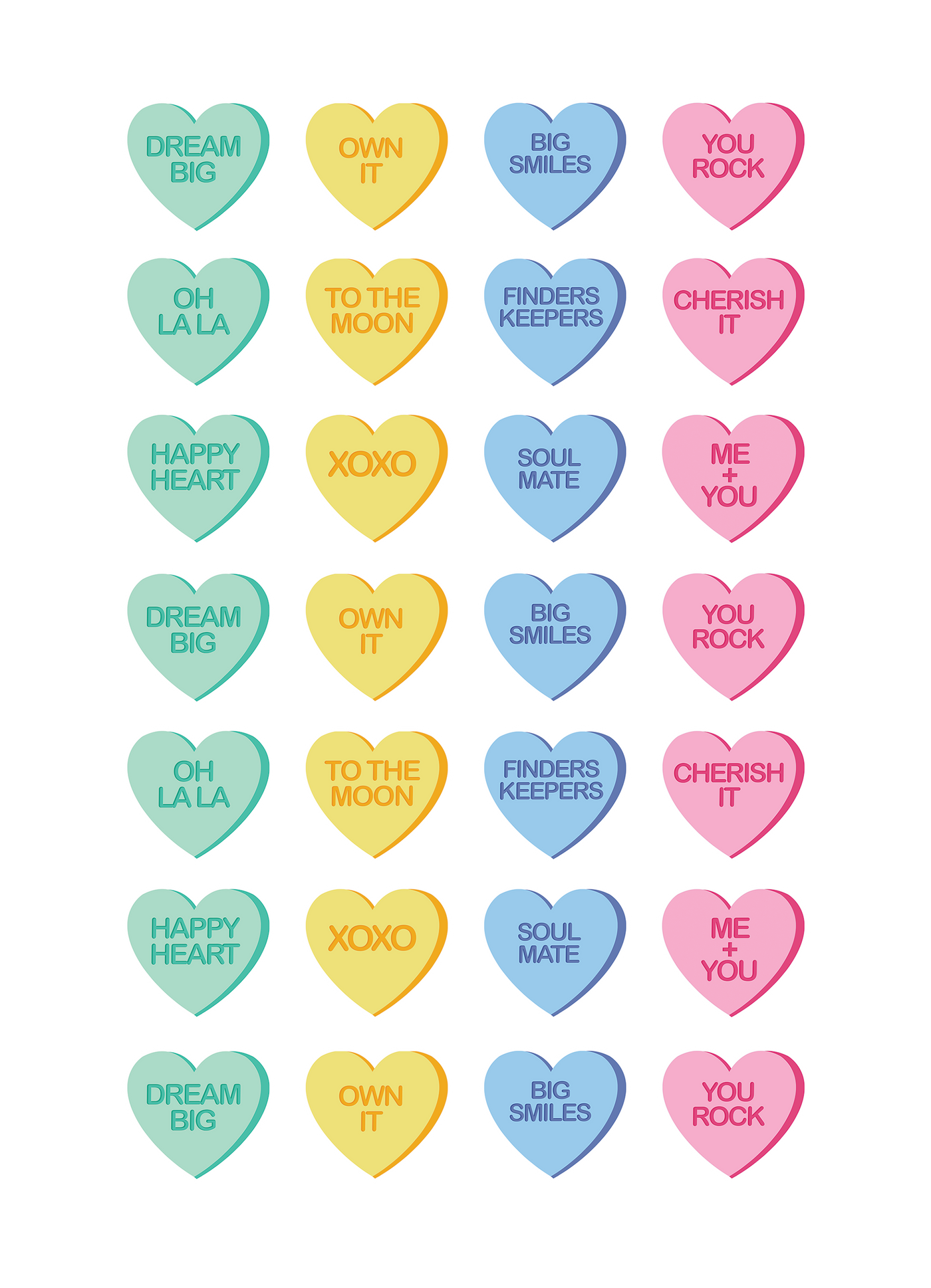 Sweet Conversation Hearts