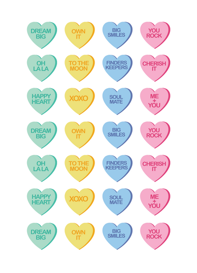 Sweet Conversation Hearts