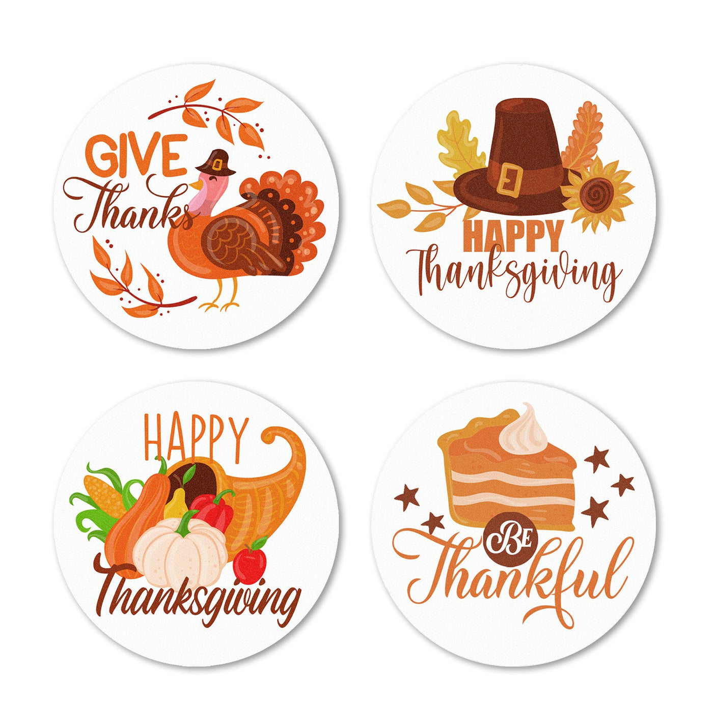 Thanksgiving Edible Cookie & Cupcake Toppers