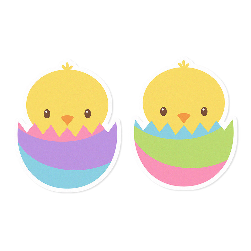 Easter Chicks Edible Cupcake Toppers