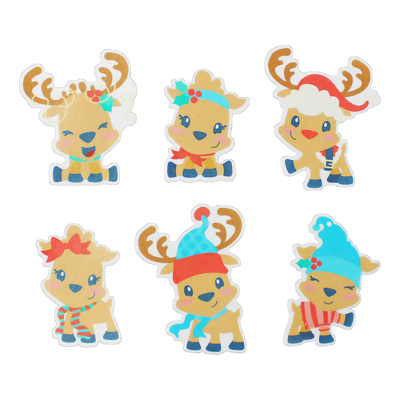 Reindeer Edible Cupcake Toppers
