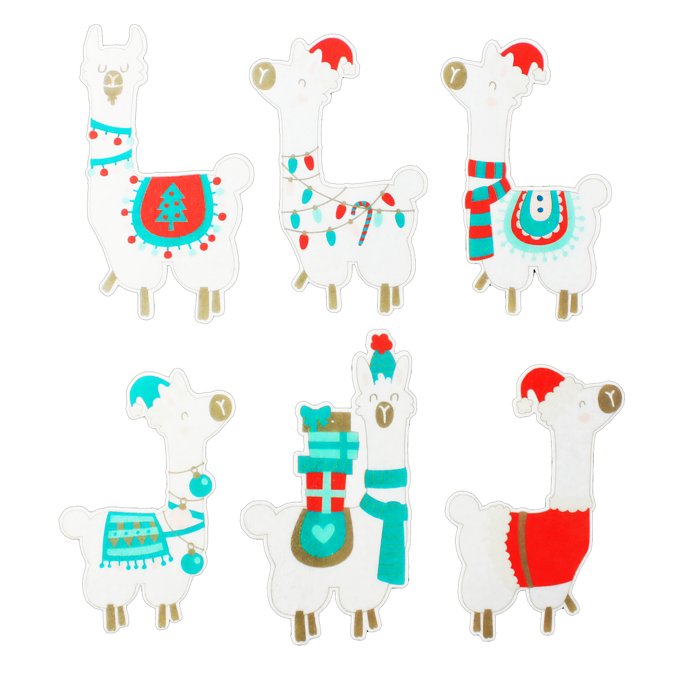 Fa La Llama Edible Cupcake Toppers